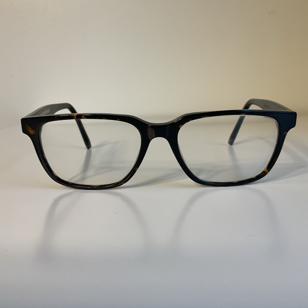 Warby Parker Eyeglasses Gilbert W 200 Whiskey Tortoise Square Frame 55 18 145 - Picture 2 of 6